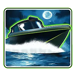 Symbol Night Boat in Big Bass Mission Fishin
